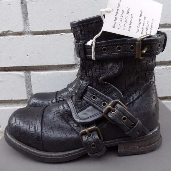 ❤️SALE UGG ITALIAN MADE ELISABETA WEAVE BOOTS NEW IN BOX - Picture 2 of 15